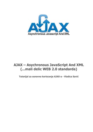 AJAX – Asychronous JavaScript And XML