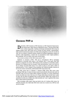 PHP Osnove