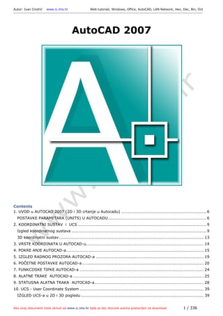 AutoCAD 2007 – Prirucnik za pocetnike