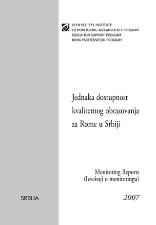Jednaka dostupnost obrazovanja za Rome