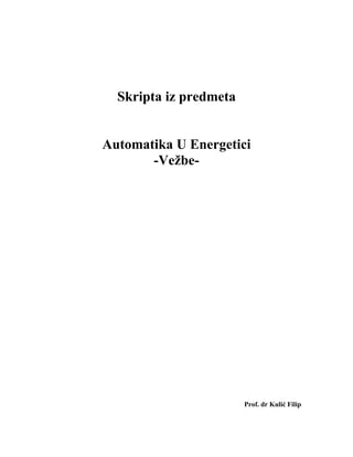 Automatika u energetici