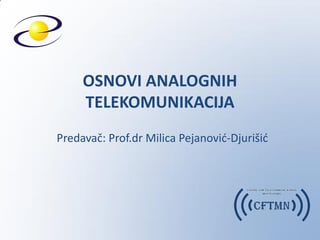 Osnovi analognih telekomunikacija
