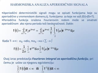 Harmonijska analiza aperiodičnih signala