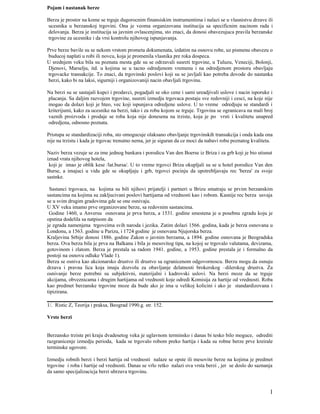 Berze i berzansko poslovanje