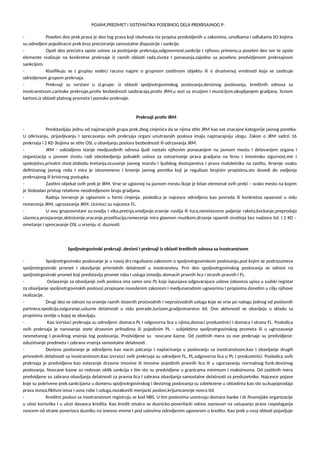 Prekrsajno pravo (II kolokvijum)