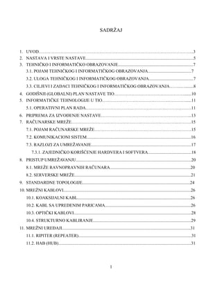 Racunarske mreze u TIO