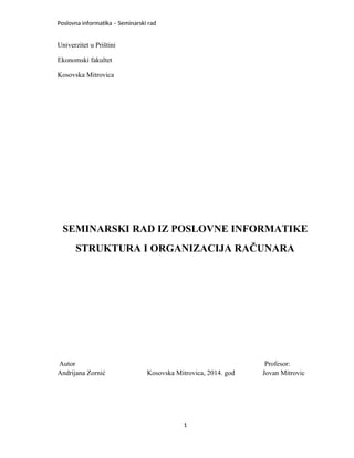 Razvoj racunarske tehnologije