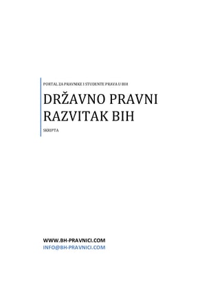 Drzavno pravni razvitak