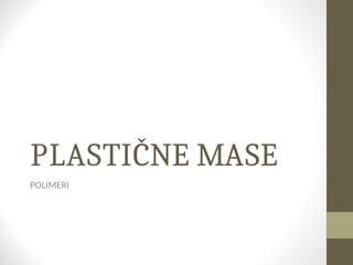 Plastične mase