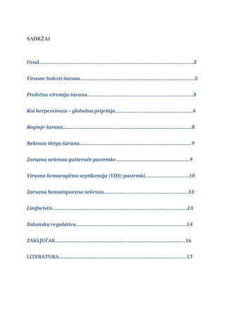 Virusne bolesti riba