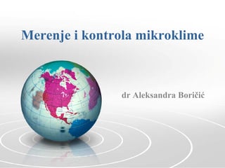 Merenje i kontrola mikroklime