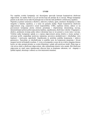 Korporativan drustvena odgovornost