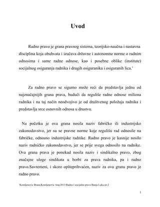 Radno i socijalno pravo