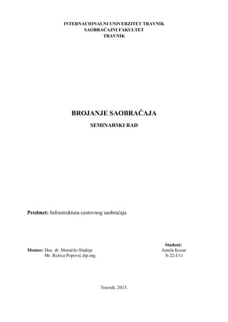 Brojanje saobraćaja