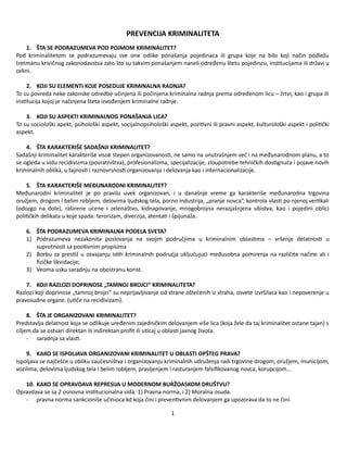 Prevencija kriminaliteta