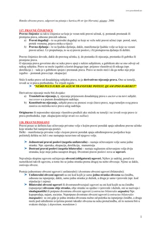 Rim II – Obvezno pravo