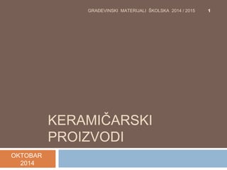 Keramicarski proizvodi