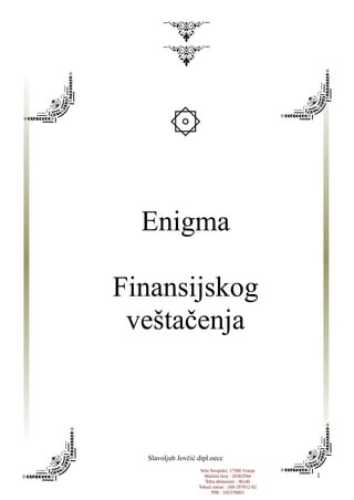 Enigma finansijskog veštačenja