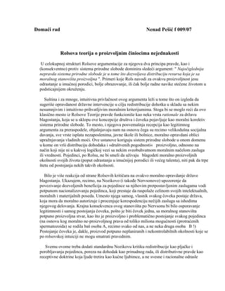 Rolsova teorija o proizvoljnim činiocima nejednakosti