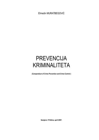 Prevencija kriminaliteta