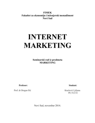 Internet marketing