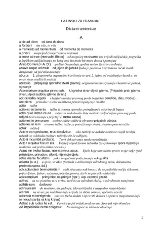 Latinski za pravnike