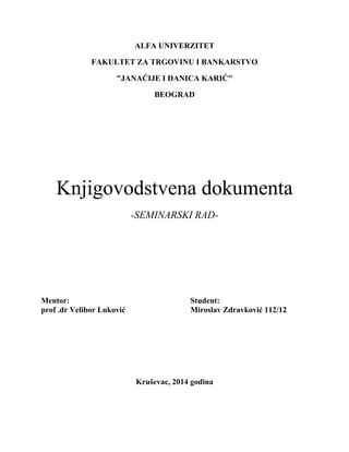 Knjigovodstvena dokumenta