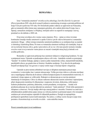 Romanika: pregled umetničkog stila i njegovih karakteristika