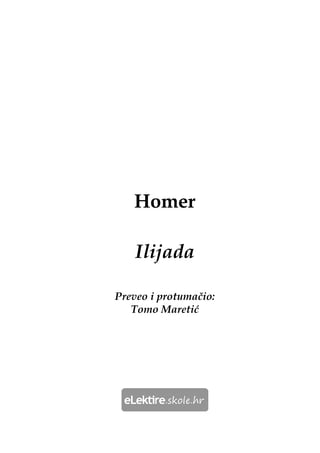 Homer – Ilijada