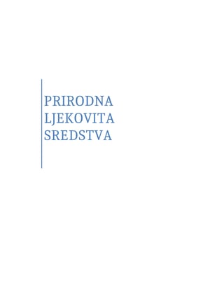 Prirodna ljekovita sredstva