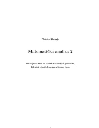 Matematička analiza 2