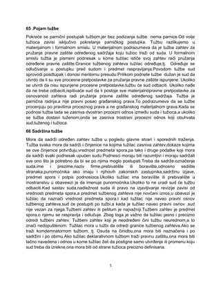 Gradjansko pravo – Tužba