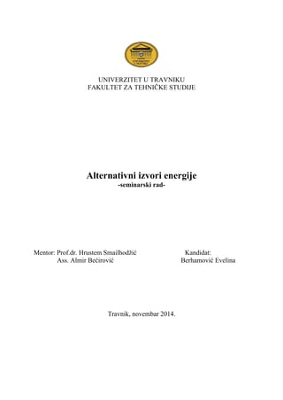 Alternativni izvori energije