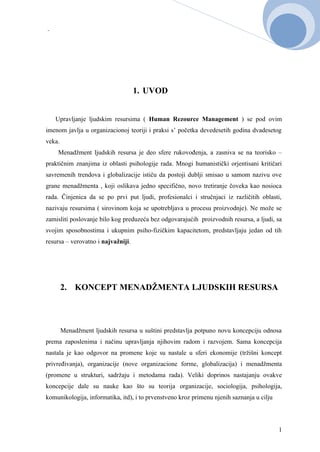 Menadžment ljudskih resursa