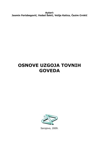 Osnove uzgoja tovnih goveda