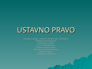 Ustavno pravo
