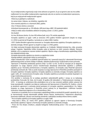 Pravo Evropske unije – I kolokvijum