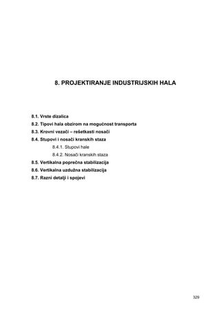 Metalne konstrukcije – Projektovanje industrijskih hala