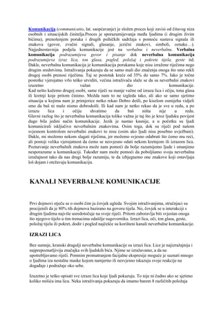 Komunikacija