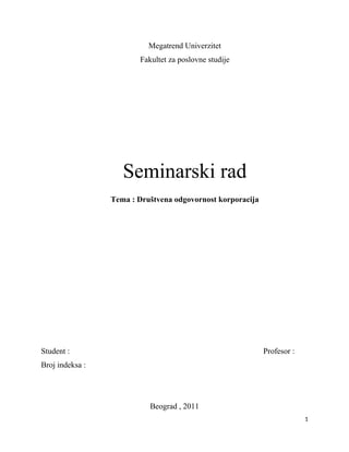 Društvena odgovornost korporacija