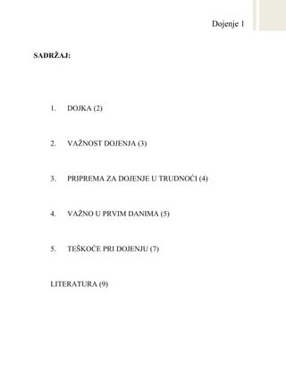 Sve o dojenju: vodič za majke