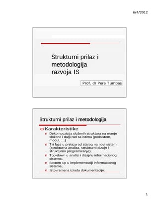 Metodologija razvoja IS