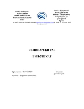 Viljuškar: analiza i klasifikacija