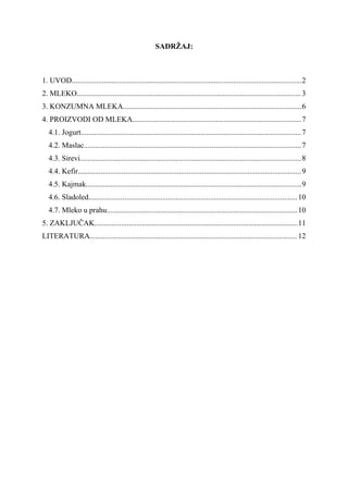 Melko i mlecni proizvodi