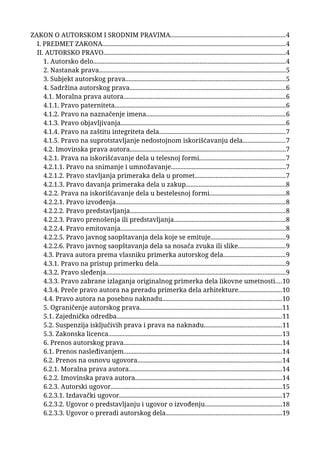 Zakon o autorskim pravima