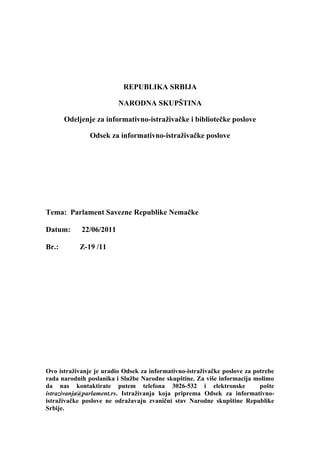 Parlament savezne Republike Nemacke