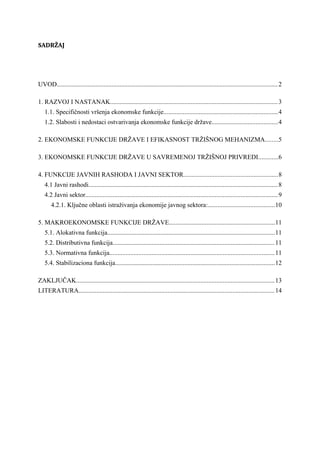 Ekonomska funkcija države