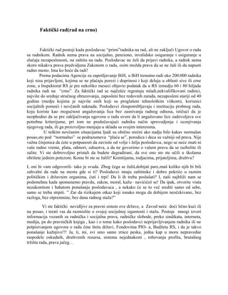 Faktički rad – Rad na crno