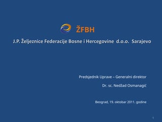 Željeznice Federacije Bosne i Hercegovine