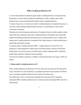 Mala i srednja preduzeca